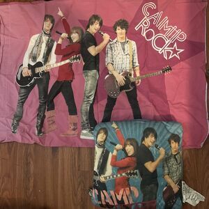 Disney Camp Rock Mitchie & Shane Standard Pillowcase And Pillow